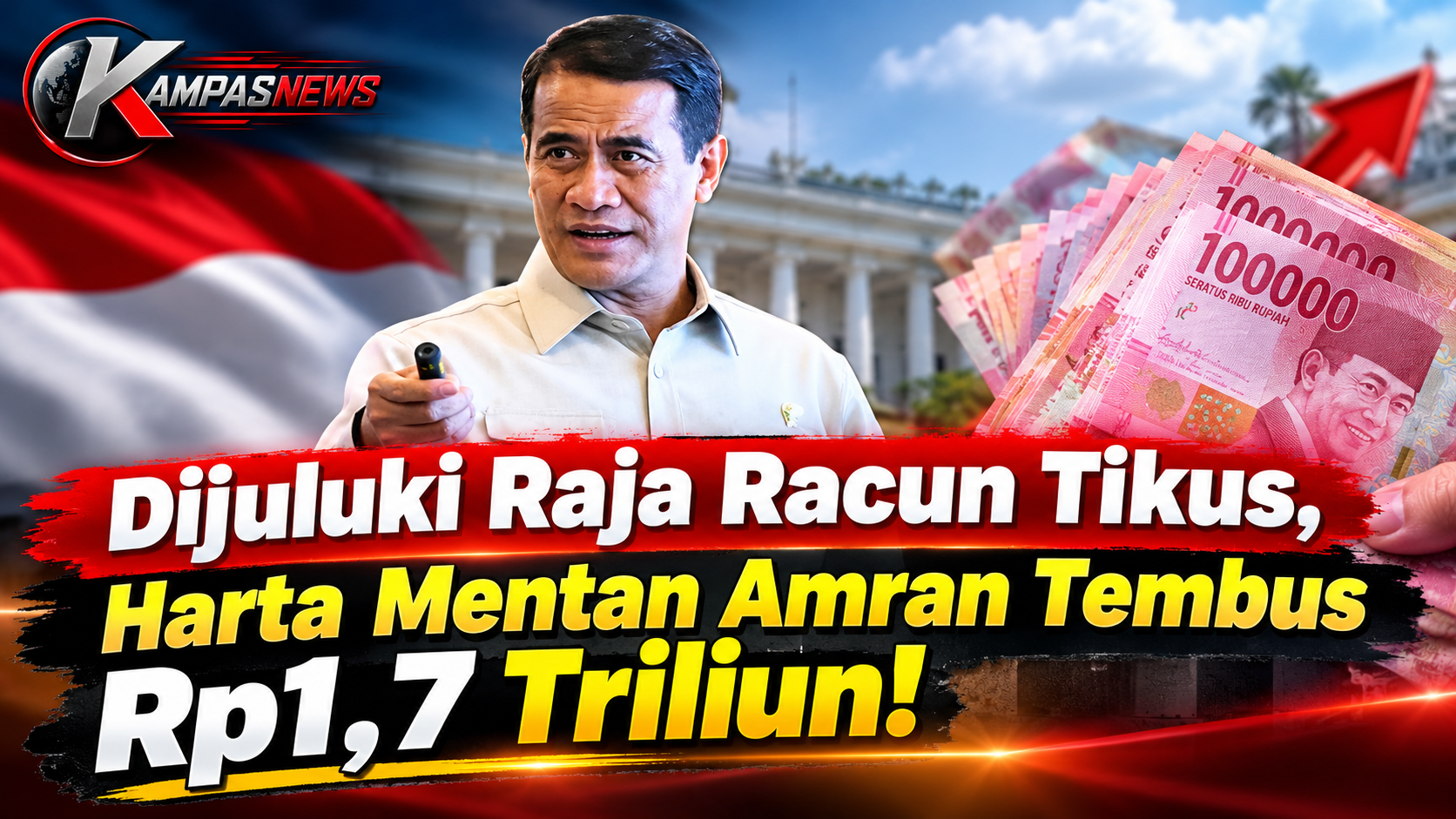 Dijuluki Raja Racun Tikus, Harta Mentan Amran Tembus 1,7 Tiriliun