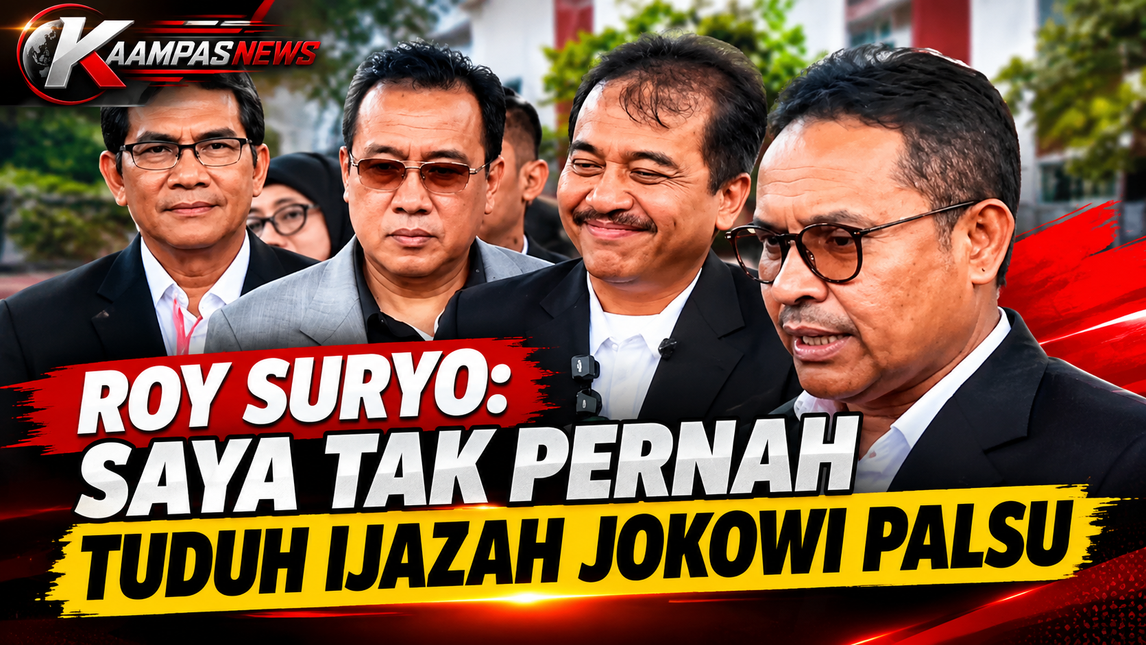 Roy Suryo: Saya Tak Pernah Tuduh Ijasah Jokowi Palsu