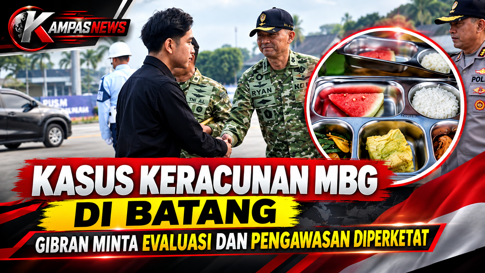 Kasus Keracunan MBG Di Batang, Gibran Minta Evaluasi Dan Pengawasan Diperketat